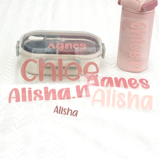 Chlosha Signature Personalised Name Decal | UV DTF Transfer
