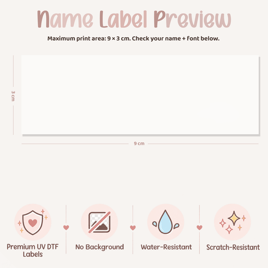 {product_title} – Personalised labels NZ | Chlosha