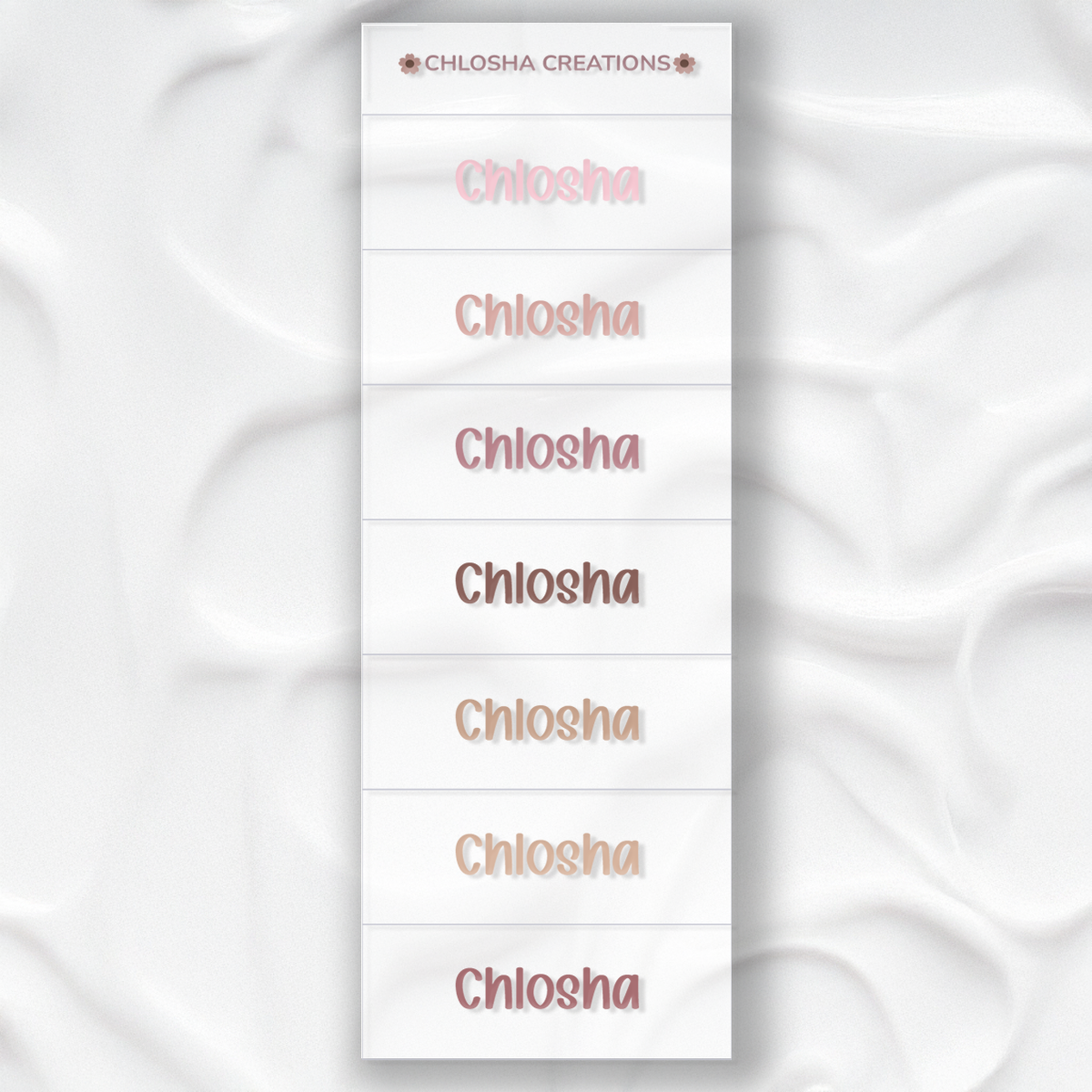 M5 Mini Name Pack - Chlosha Signature