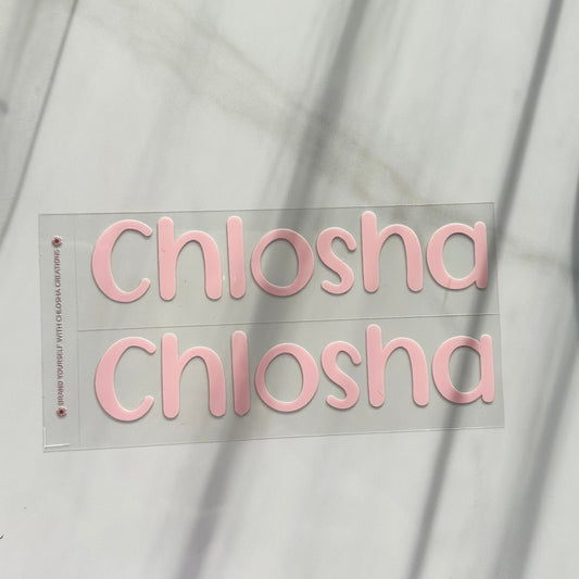 M1- Mega Name Pack- Chlosha Signature custom name labels for kids bottles lunchbox waterproof NZ - Chlosha creations