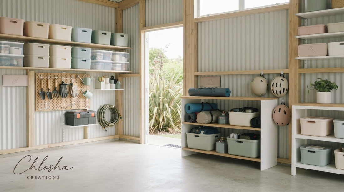 Garage and Shed Organisation Labels: A Practical NZ Guide - Chlosha creations