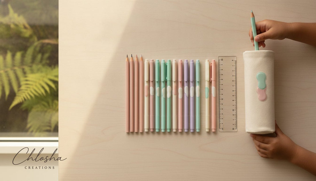 How to Organise Your Kids: The Ultimate Guide to Personalised School Stationery Labels - Chlosha creations