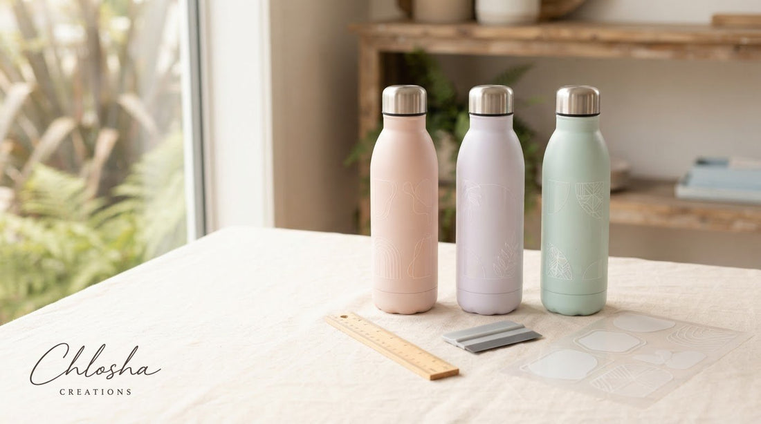 Personalised Drink Bottle Labels: How to Choose and Apply Them - Chlosha creations