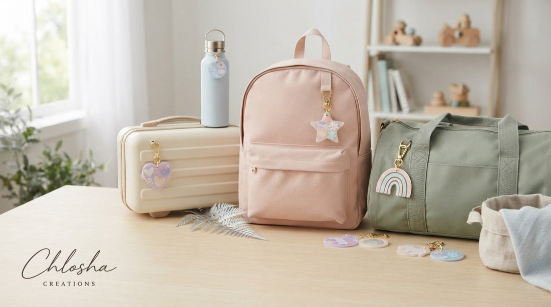Personalised Keyrings NZ: The Complete Guide to Custom Bag Tags and Keepsakes (2026) - Chlosha creations