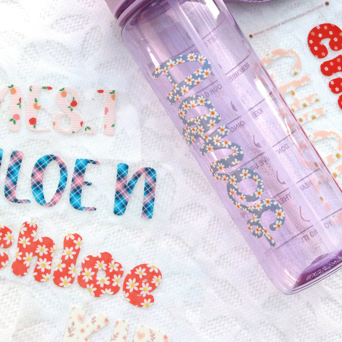 Personalised Decals - Chlosha creations