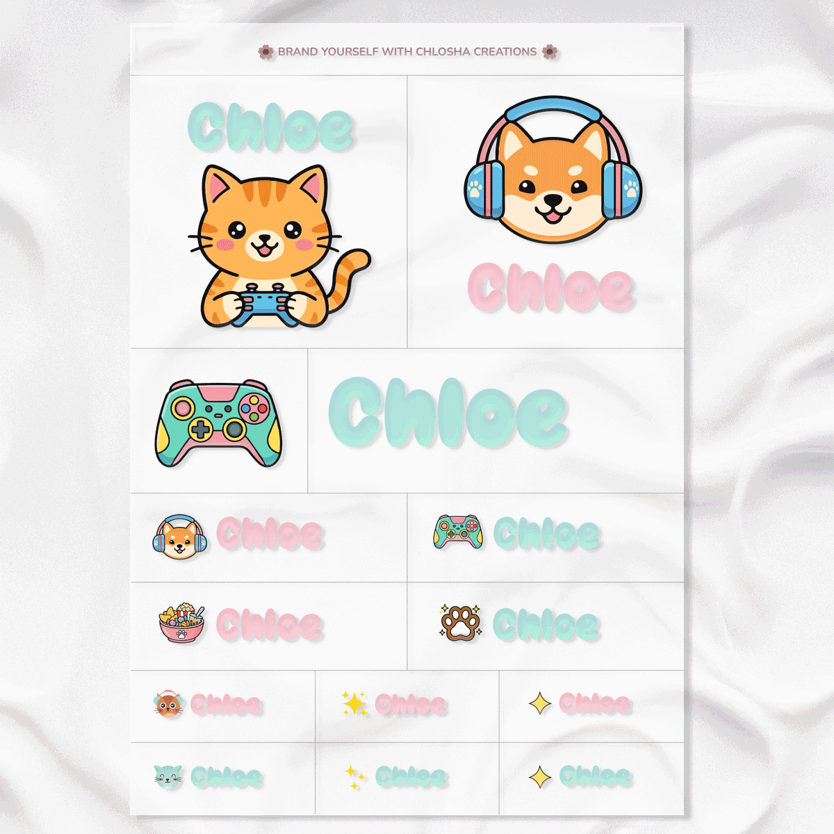 Gaming Icon + Name Pack