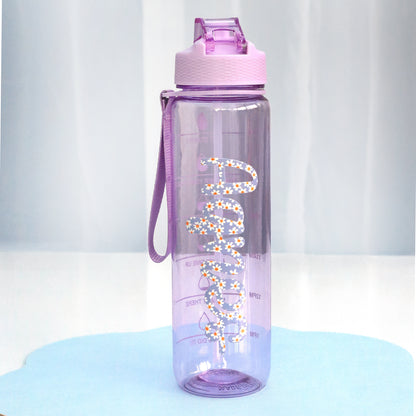 Personalised Mini Floral Name Decal | Custom UV DTF Transfer