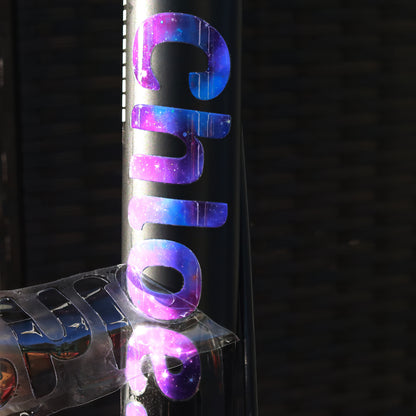 Personalised Galaxy Name Decal | Custom UV DTF Transfer