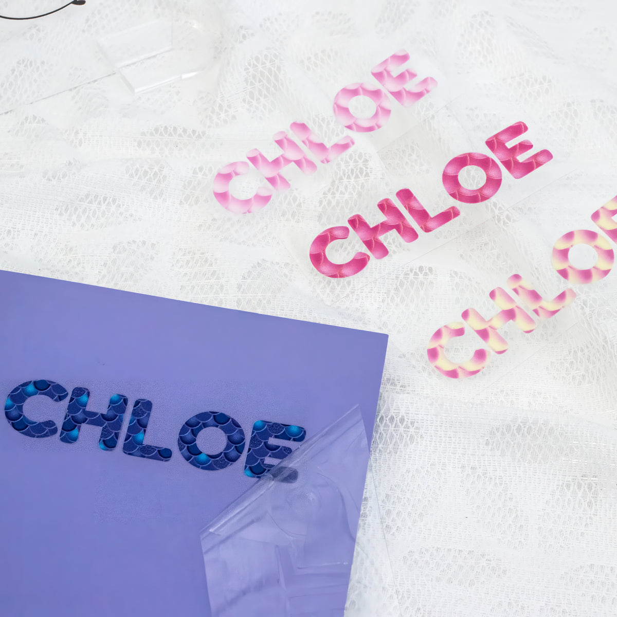 Personalised Mermaid Name Decal | Custom UV DTF Transfer