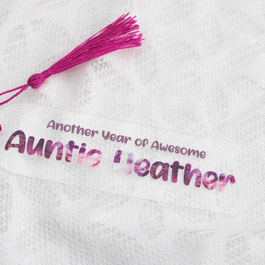 Personalised Marble Name Decal | Custom UV DTF Transfer