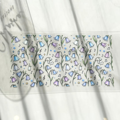 Bluebell Melody 16oz UV DTF Cup Wrap · 250 × 140 mm