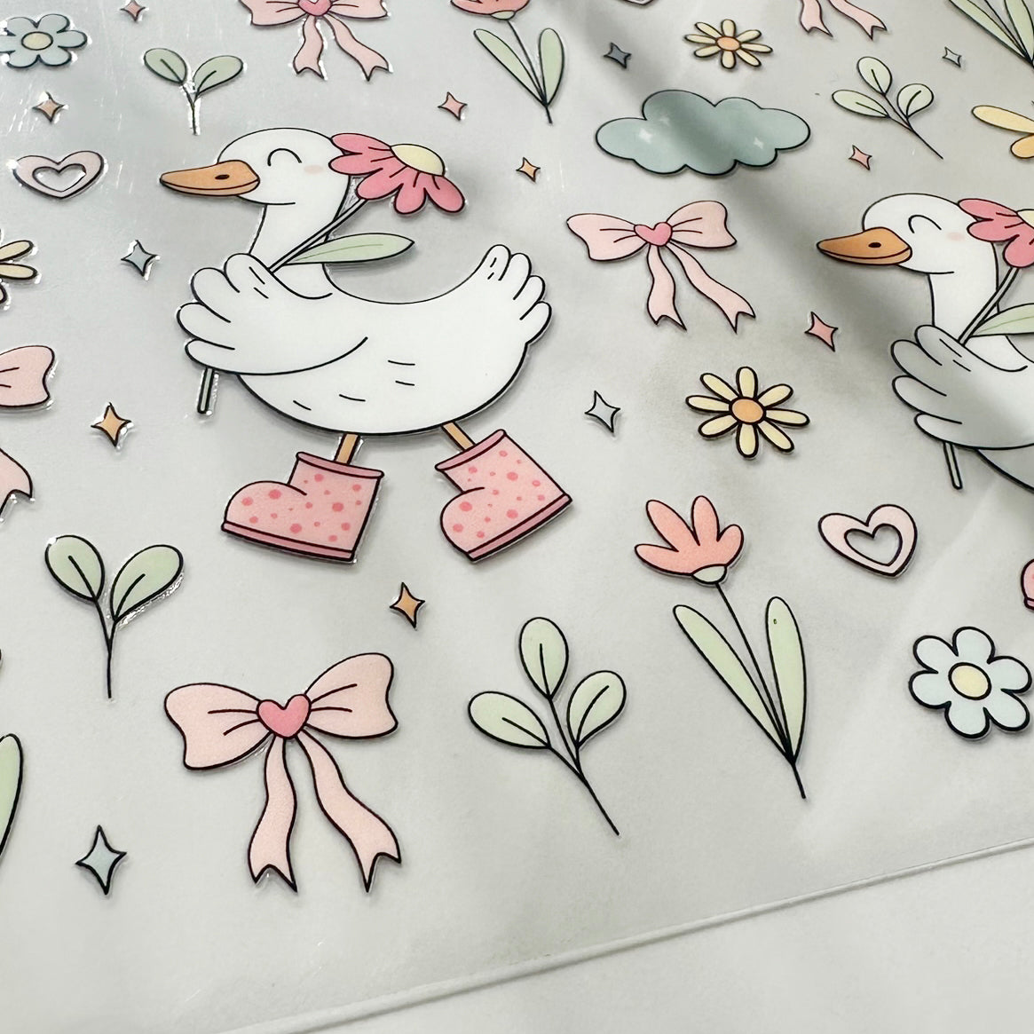 Darling Duck 16oz UV DTF Cup Wrap · 250 × 140 mm
