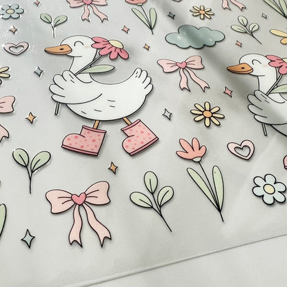 Darling Duck 16oz UV DTF Cup Wrap · 250 × 140 mm