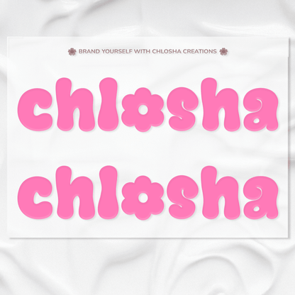 Big Gear Name Pack-Retro Pop custom name labels for kids bottles lunchbox waterproof NZ - Chlosha creations