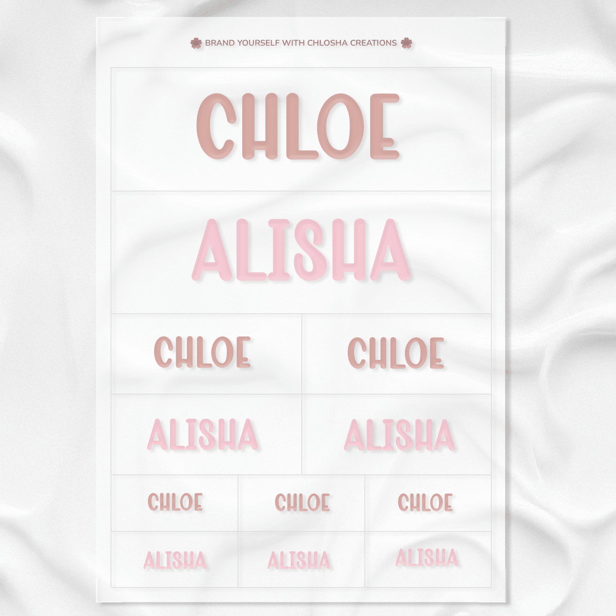 Chlosha Signature Classic Sibling Name Pack custom name labels for kids bottles lunchbox waterproof NZ - Chlosha creations