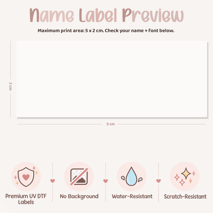 {product_title} – Personalised labels NZ | Chlosha
