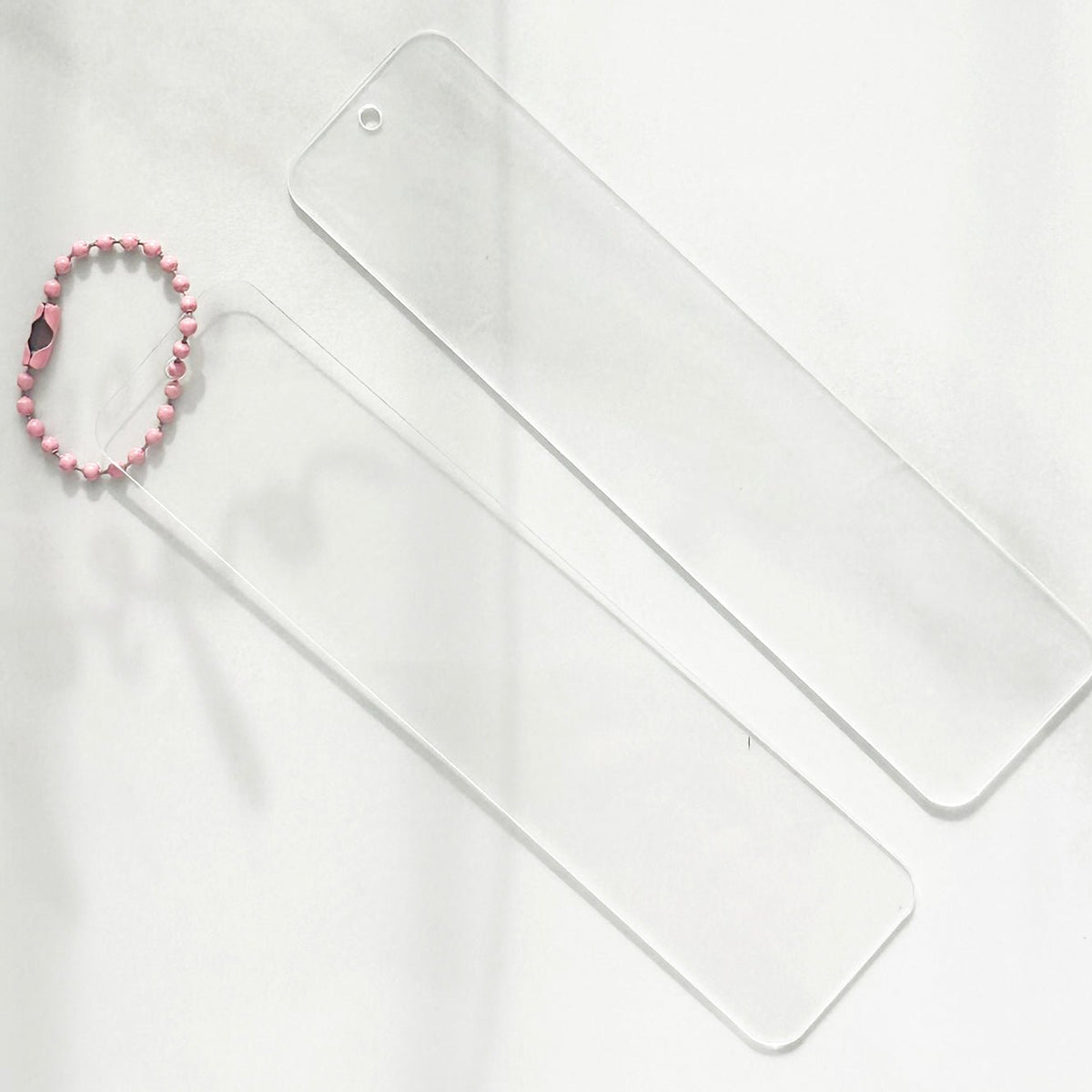 Clear Bookmark – Rectangle custom name labels for kids bottles lunchbox waterproof NZ - Chlosha creations