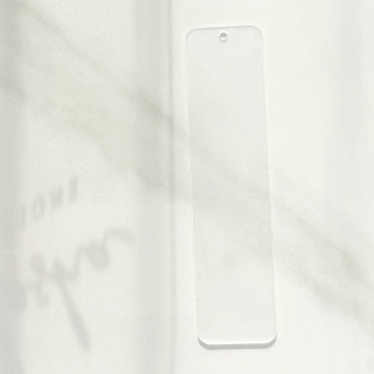 Clear Bookmark – Rectangle custom name labels for kids bottles lunchbox waterproof NZ - Chlosha creations