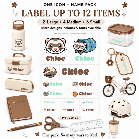 {product_title} – Personalised labels NZ | Chlosha