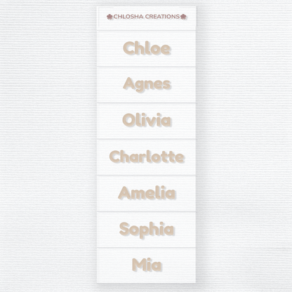 G1 -Mini Modern Minimal Personalised Goodie Bag Stickers custom name labels for kids bottles lunchbox waterproof NZ - Chlosha creations