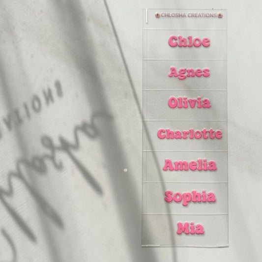 Mini Retro Pop personalised goodie bag stickers NZ with custom name