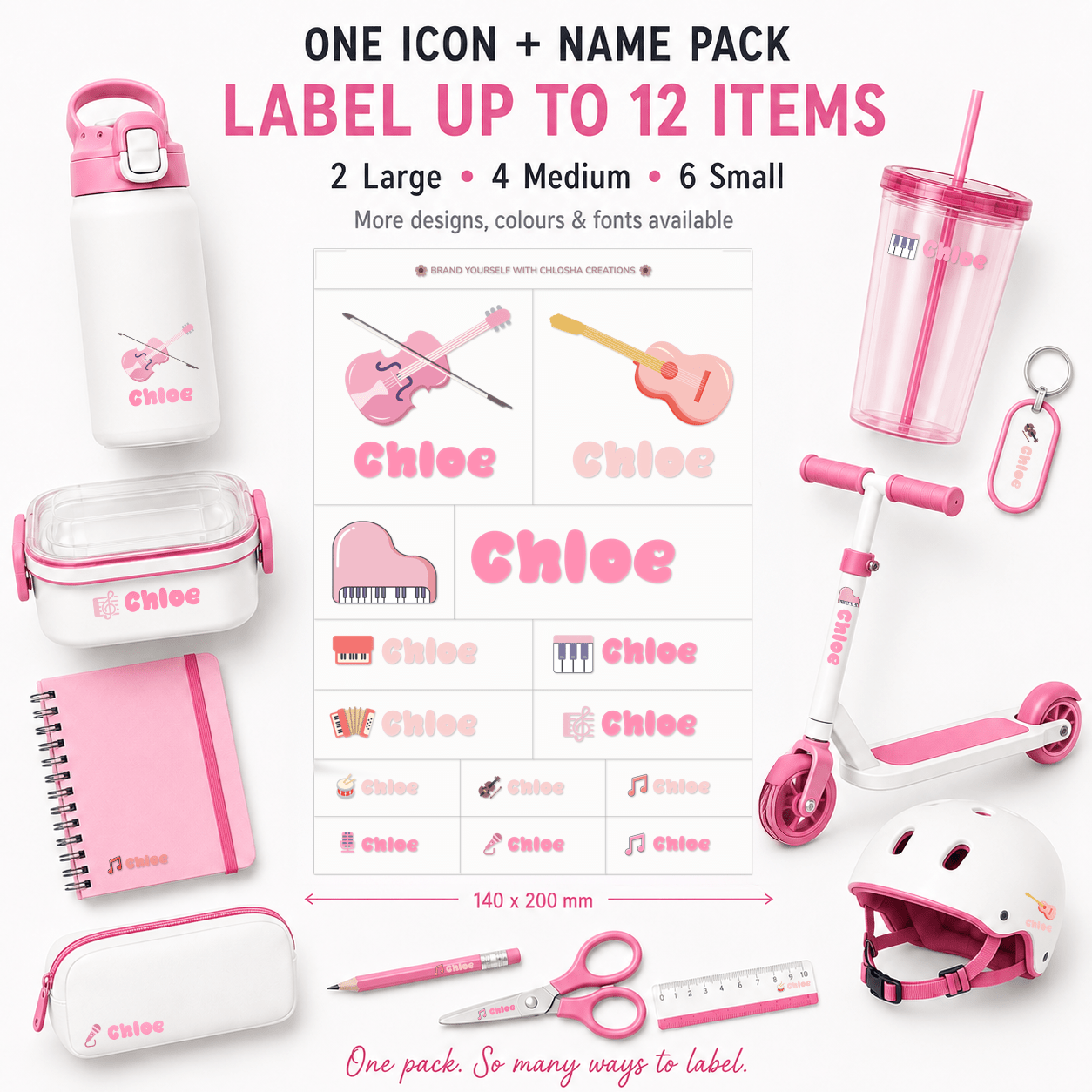 {product_title} – Personalised labels NZ | Chlosha