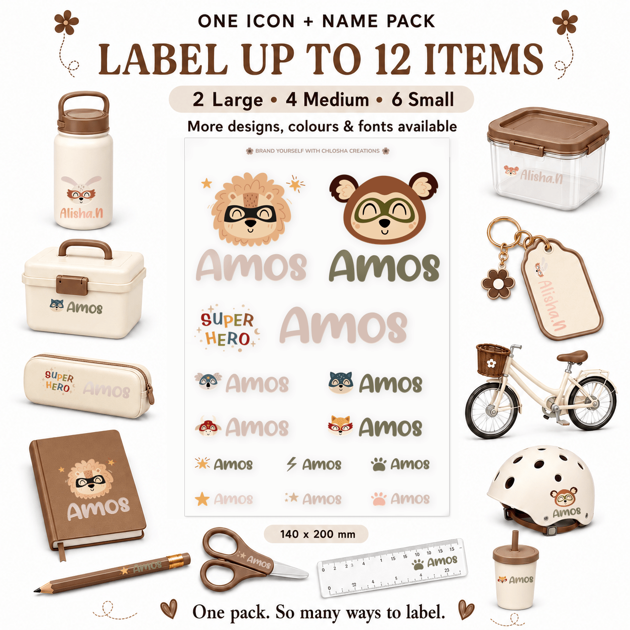 {product_title} – Personalised labels NZ | Chlosha