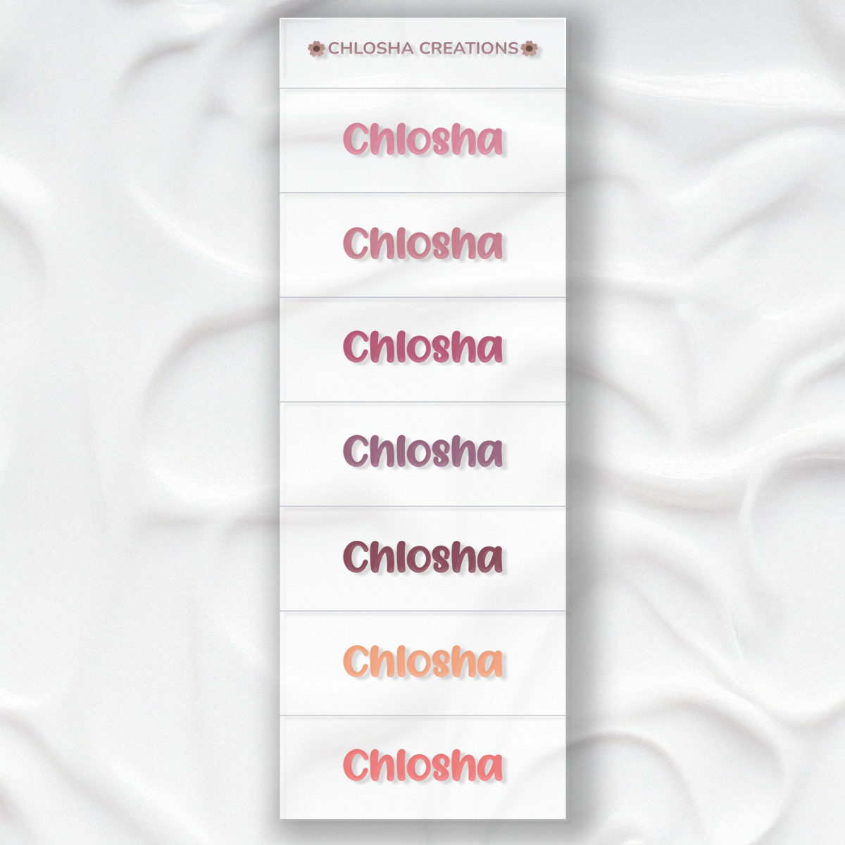 M5 Mini Name Pack - Lovely Script