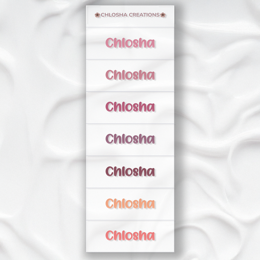 M5 Mini Name Pack - Lovely Script
