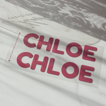 M1 - Mega Name Pack- Modern Minimal custom name labels for kids bottles lunchbox waterproof NZ - Chlosha creations
