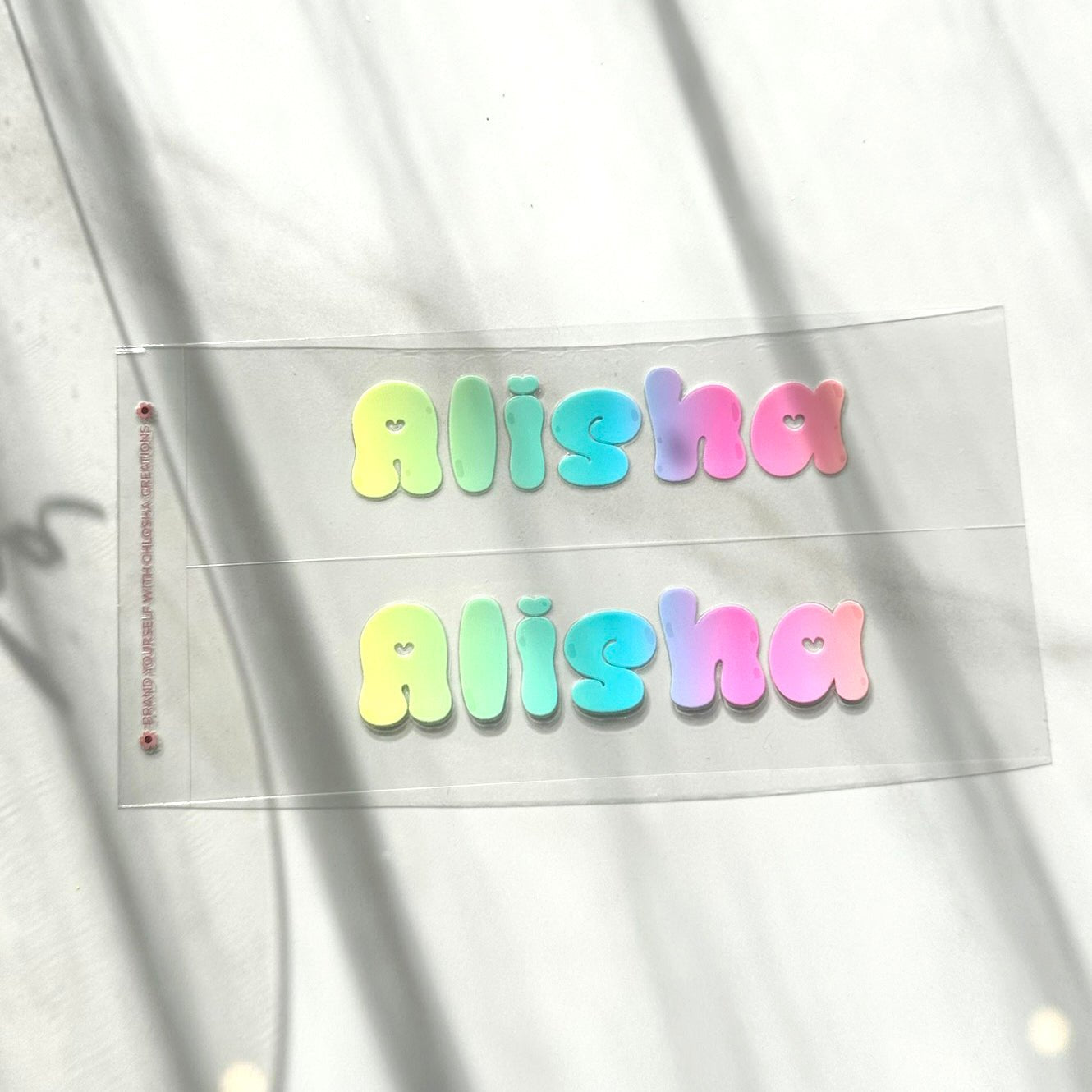 M1-Mega Name Pack -Rainbow custom name labels for kids bottles lunchbox waterproof NZ - Chlosha creations