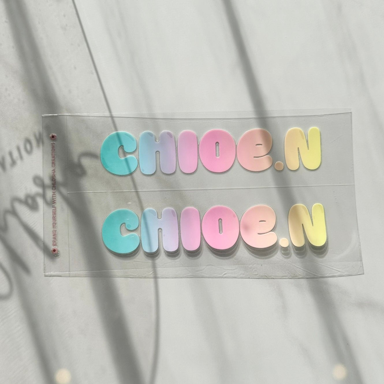 M1-Mega Name Pack -Rainbow custom name labels for kids bottles lunchbox waterproof NZ - Chlosha creations