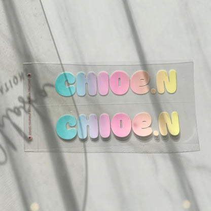 M1-Mega Name Pack -Rainbow custom name labels for kids bottles lunchbox waterproof NZ - Chlosha creations