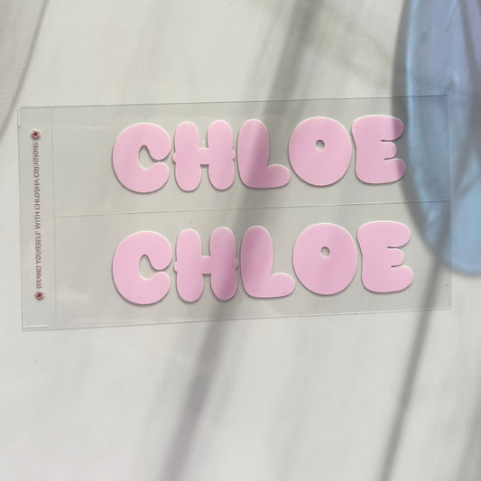 M1-Mega Name Pack -Soft pastel custom name labels for kids bottles lunchbox waterproof NZ - Chlosha creations