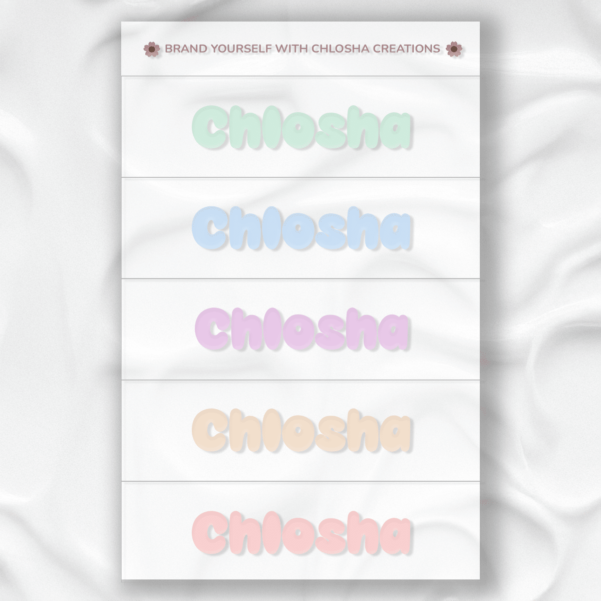 M3 Slim Name Pack - Soft Pastel custom name labels for kids bottles lunchbox waterproof NZ - Chlosha creations