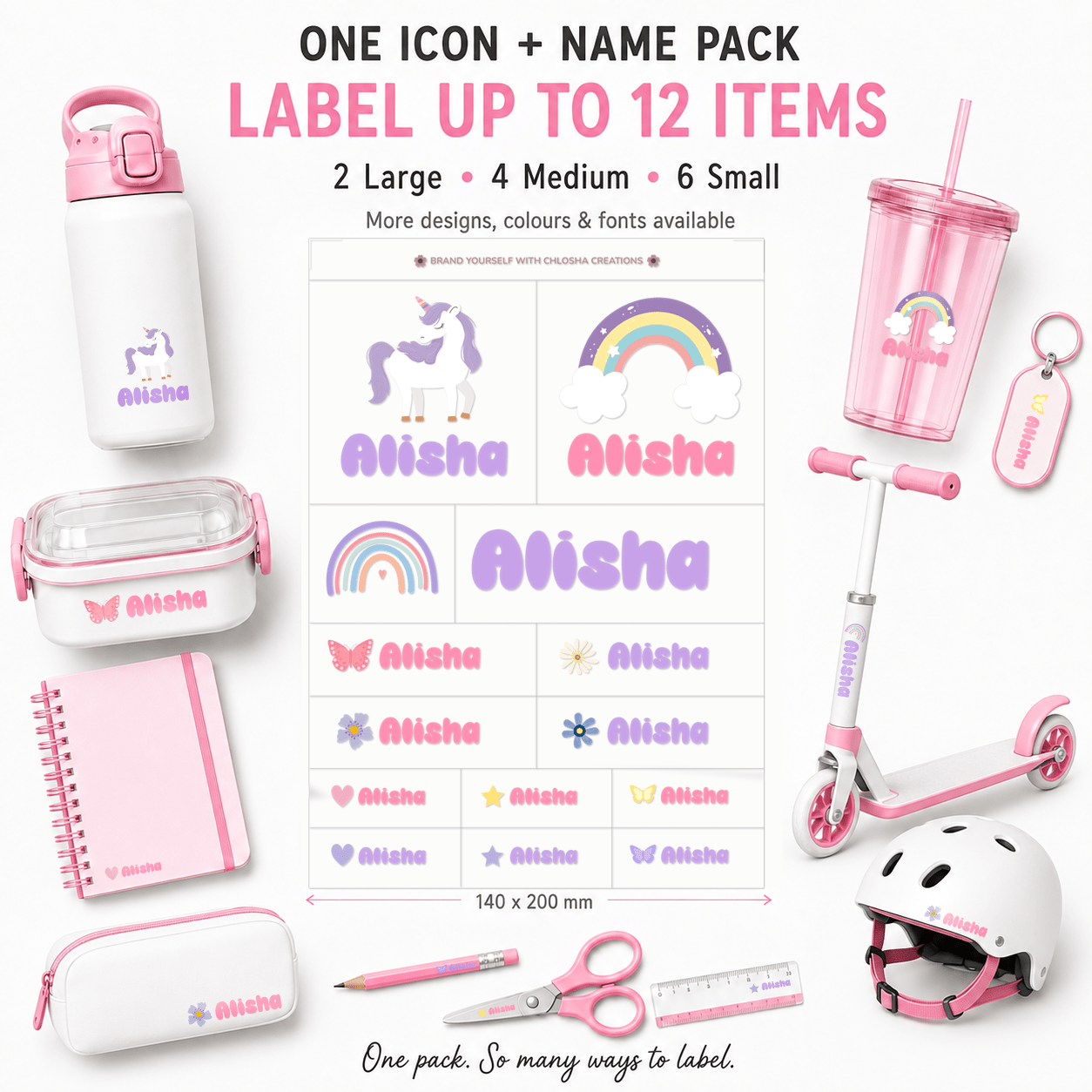 {product_title} – Personalised labels NZ | Chlosha