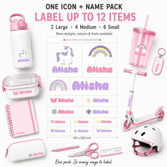 {product_title} – Personalised labels NZ | Chlosha