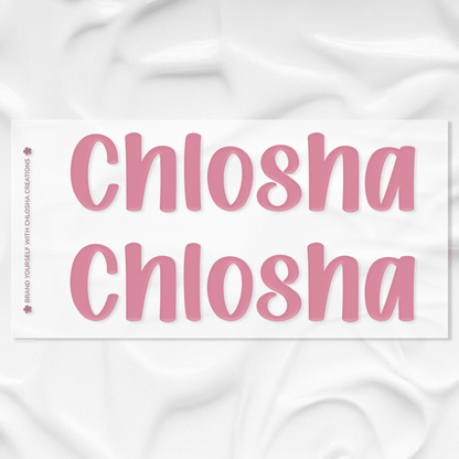 Mega Name Pack- lovely Script custom name labels for kids bottles lunchbox waterproof NZ - Chlosha creations