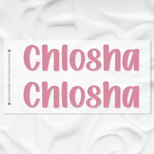 Mega Name Pack- lovely Script custom name labels for kids bottles lunchbox waterproof NZ - Chlosha creations