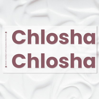 Mega Name Pack- Modern Minimal custom name labels for kids bottles lunchbox waterproof NZ - Chlosha creations
