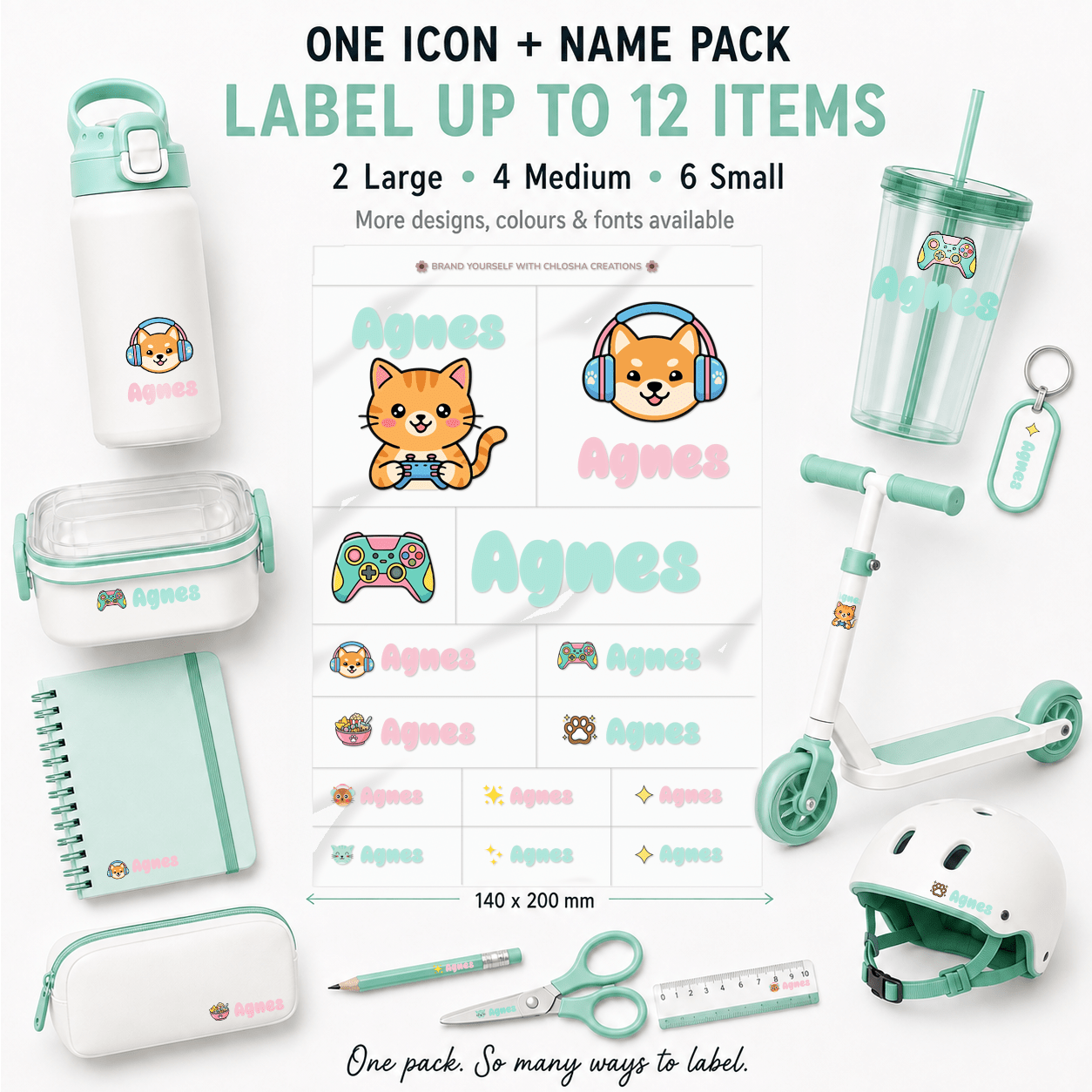 {product_title} – Personalised labels NZ | Chlosha