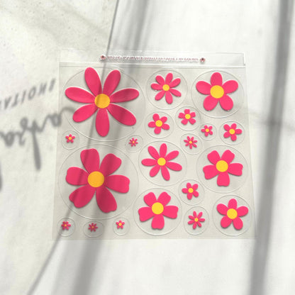 Miss Daisy Pre-Cut UV DTF Decal Sheet · 140 × 140 mm custom name labels for kids bottles lunchbox waterproof NZ - Chlosha creations