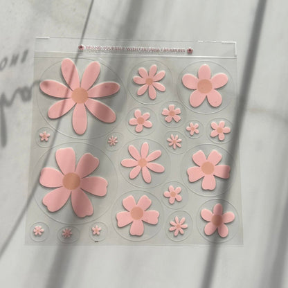 Miss Daisy Pre-Cut UV DTF Decal Sheet · 140 × 140 mm custom name labels for kids bottles lunchbox waterproof NZ - Chlosha creations