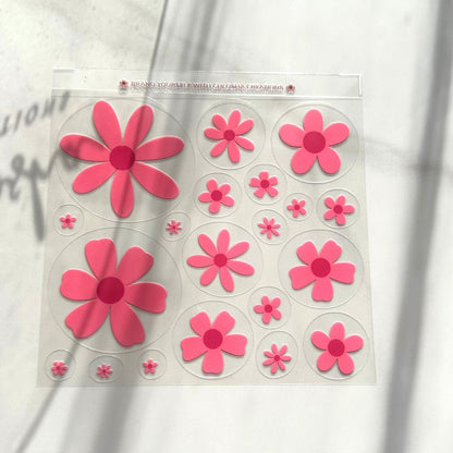 Miss Daisy Pre-Cut UV DTF Decal Sheet · 140 × 140 mm custom name labels for kids bottles lunchbox waterproof NZ - Chlosha creations