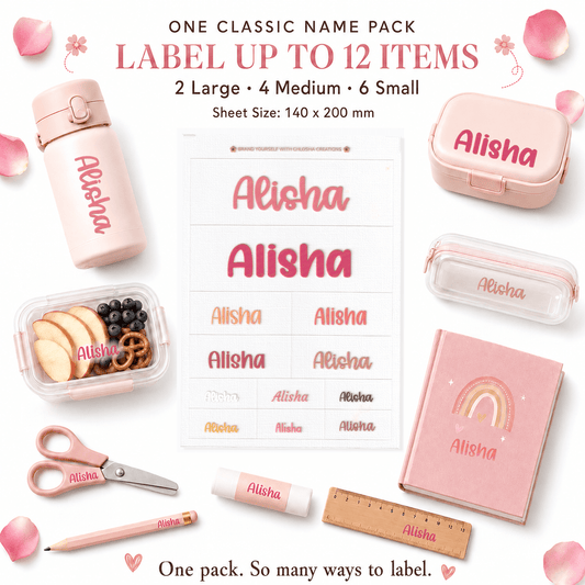 {product_title} – Personalised labels NZ | Chlosha