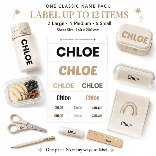 {product_title} – Personalised labels NZ | Chlosha