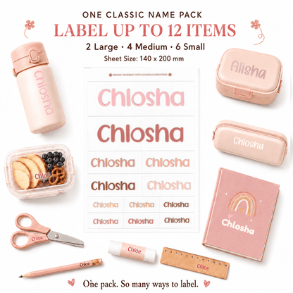 {product_title} – Personalised labels NZ | Chlosha
