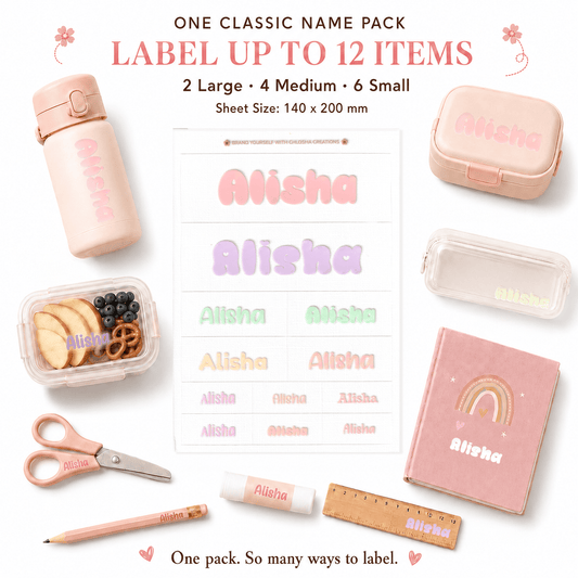 {product_title} – Personalised labels NZ | Chlosha