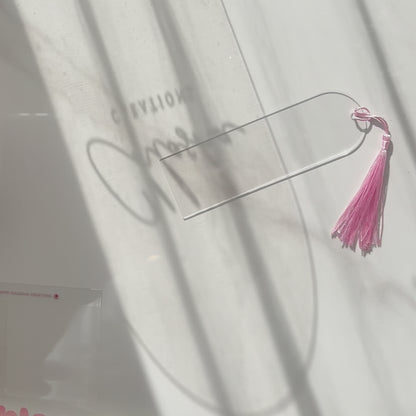 Clear Bookmark – Rounded Top