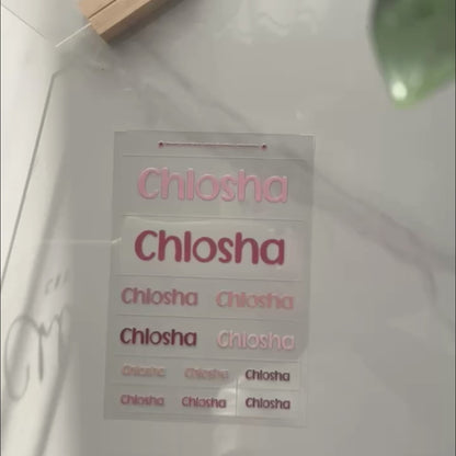 Chlosha Signature Classic Name Pack